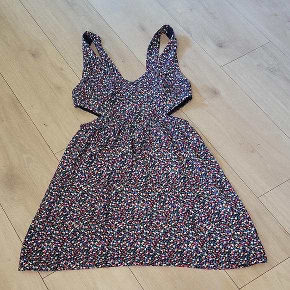 Dresses & Skirts - Chic Multicolor Floral Midi Dress